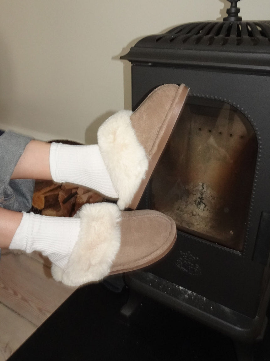 Moroni hjemmesko - Taupe