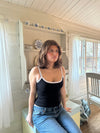 Wren tank top - Sort