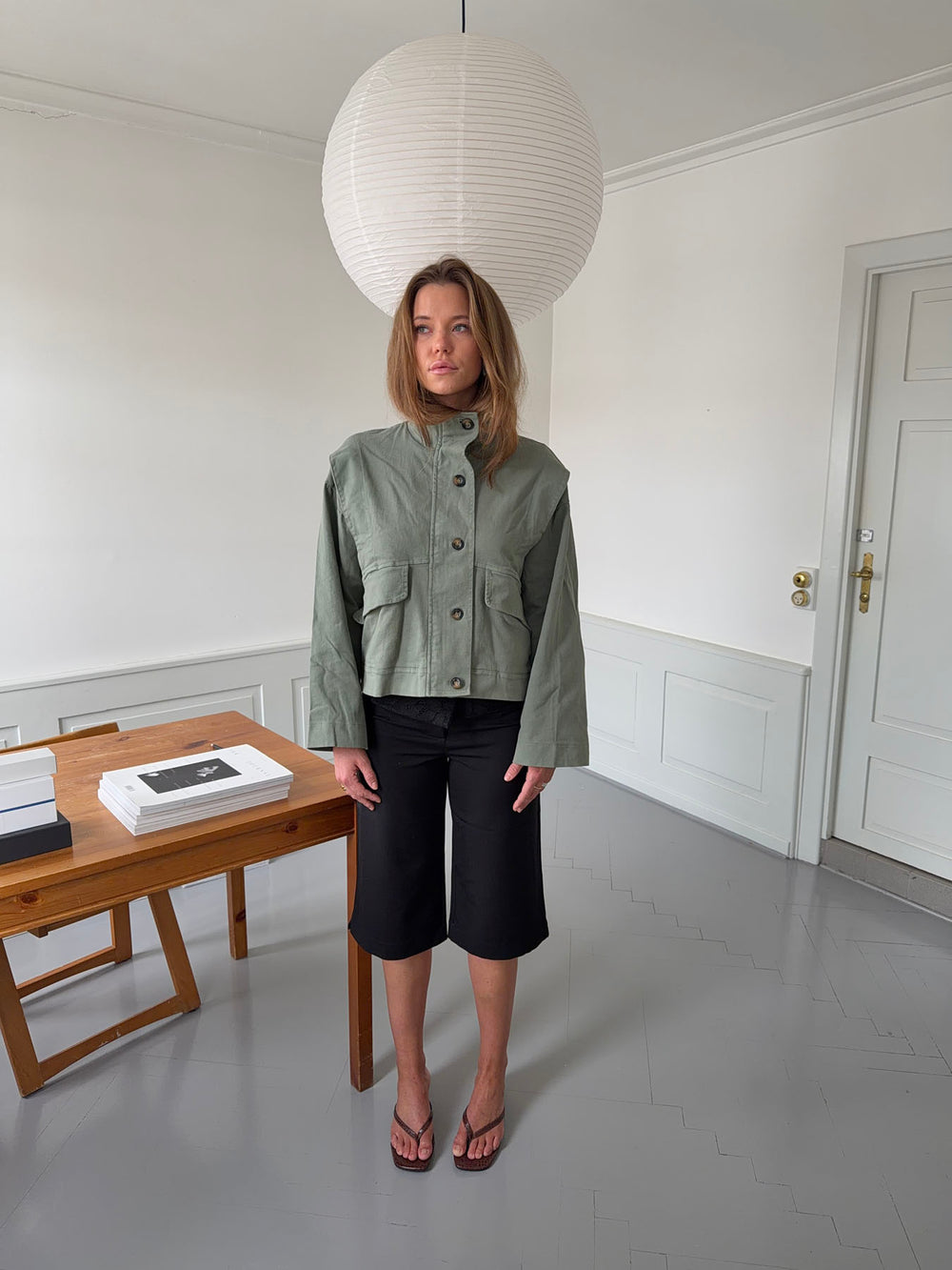 Seraphine jakke - Kaki