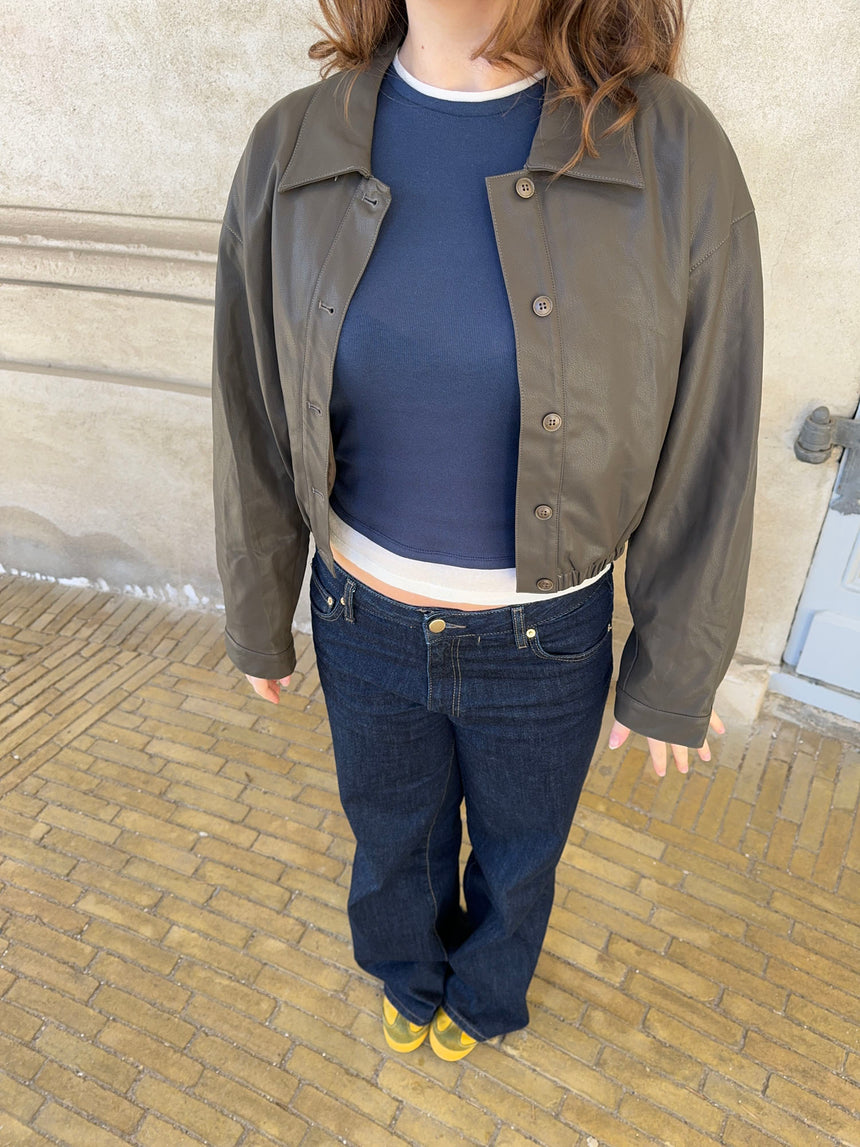 Maltine jakke - Mørke grå
