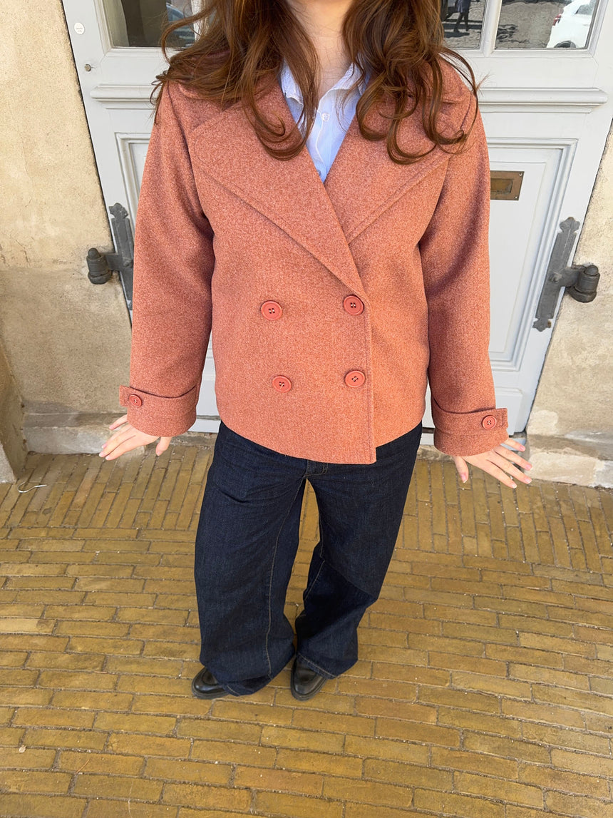 Ginalli jakke - Pink/rust