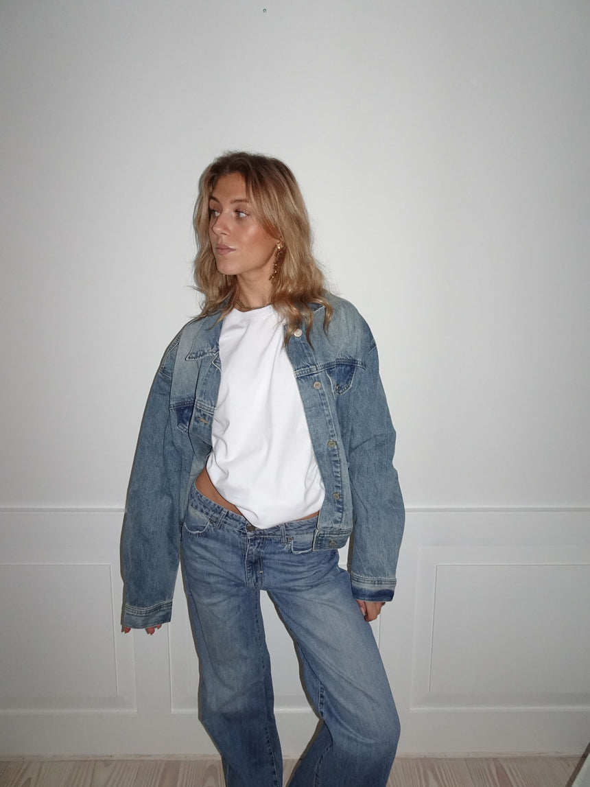 Aveline denim jakke - Lys denim