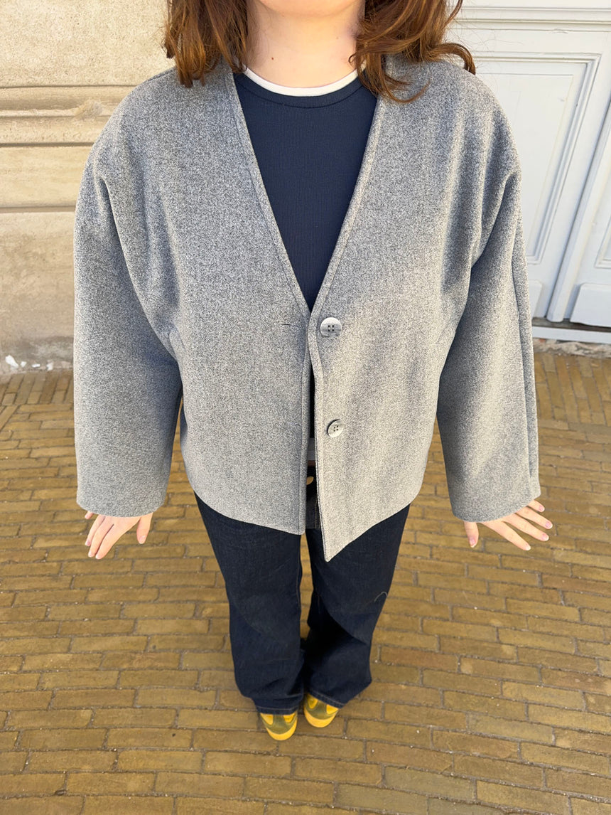 Eila jakke - Lysegrå