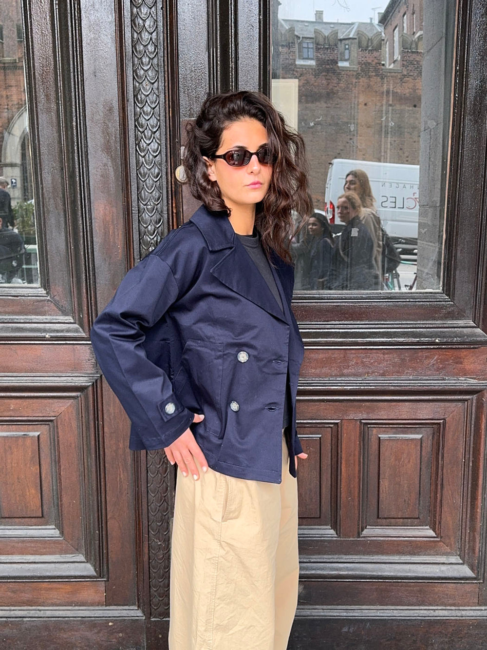 Via jakke - Navy