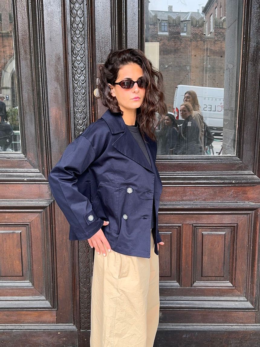 Via jakke - Navy