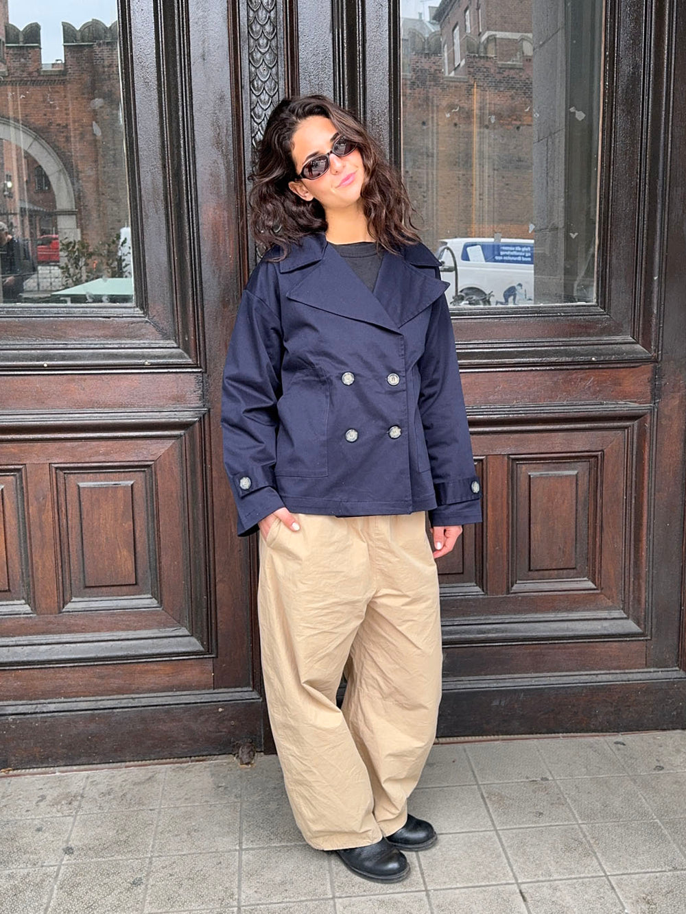 Via jakke - Navy