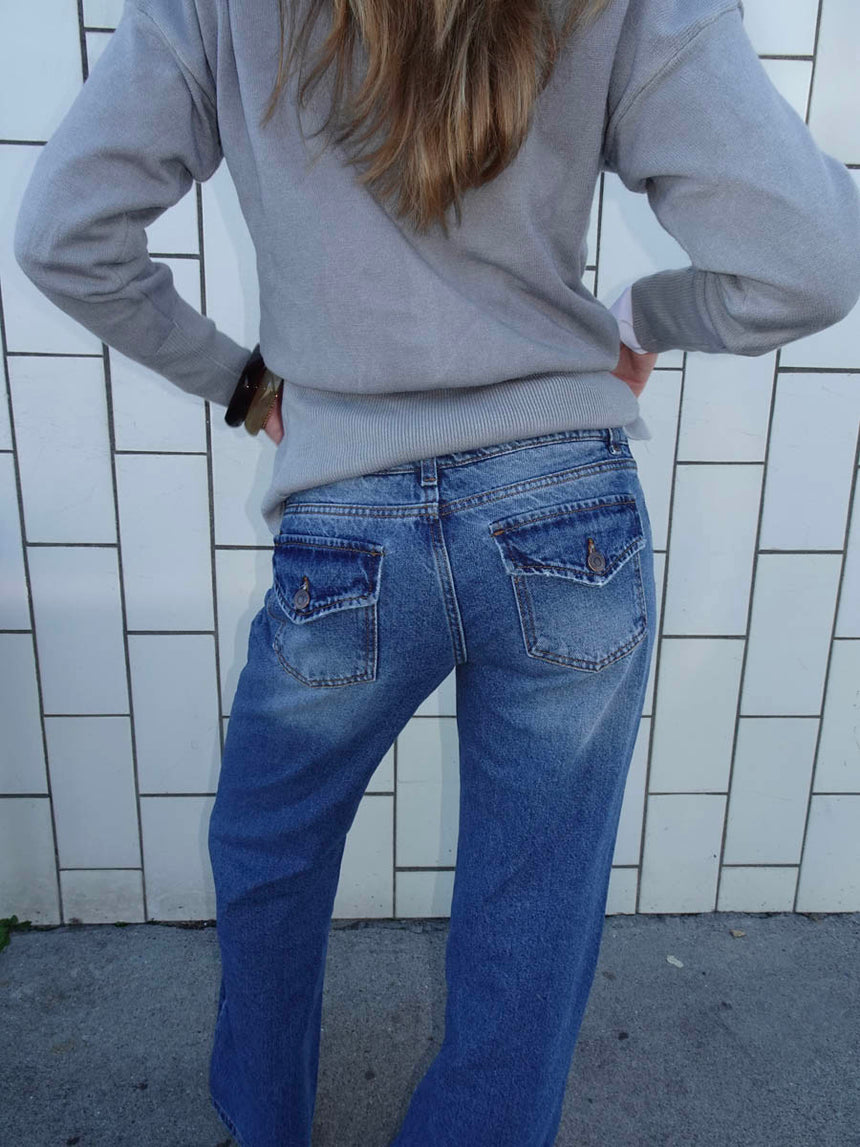 Lulia jeans - Blå denim