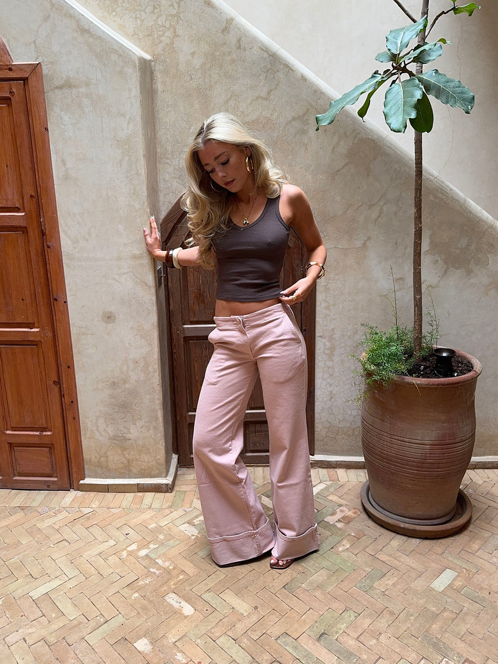 Siv jeans - Lyserød