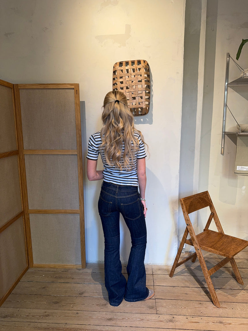 Senia bootcut jeans - Mørkeblå