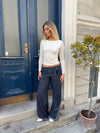 Idana jeans med detaljer - Blå