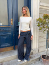 Idana jeans med detaljer - Blå
