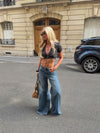 Betina jeans i denim - Blå