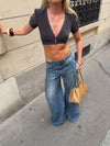 Betina jeans i denim - Blå