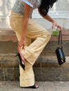 Siv jeans - Lys gul