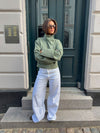 Lineana jeans med blonder - Hvid