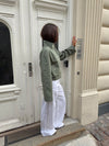 Lineana jeans med blonder - Hvid