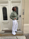 Lineana jeans med blonder - Hvid