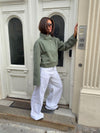 Lineana jeans med blonder - Hvid