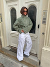 Lineana jeans med blonder - Hvid