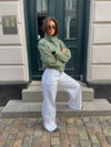 Lineana jeans med blonder - Hvid