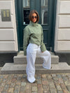 Lineana jeans med blonder - Hvid