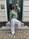 Lineana jeans med blonder - Hvid