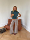 Gerda jeans med detaljer - Taupe