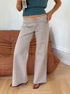 Gerda jeans med detaljer - Taupe