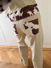 Scandivv jeans med koprint - Beige