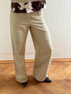 Scandivv jeans med koprint - Beige