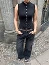 Nuka jeans med nitter - Sort