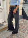 Bekka jeans med nitter - Sort