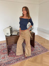 Suna jeans med skørt - Beige