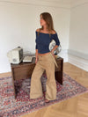 Suna jeans med skørt - Beige
