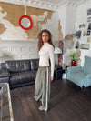 Carly kabelstrik med lynlås - Off white