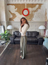 Carly kabelstrik med lynlås - Off white