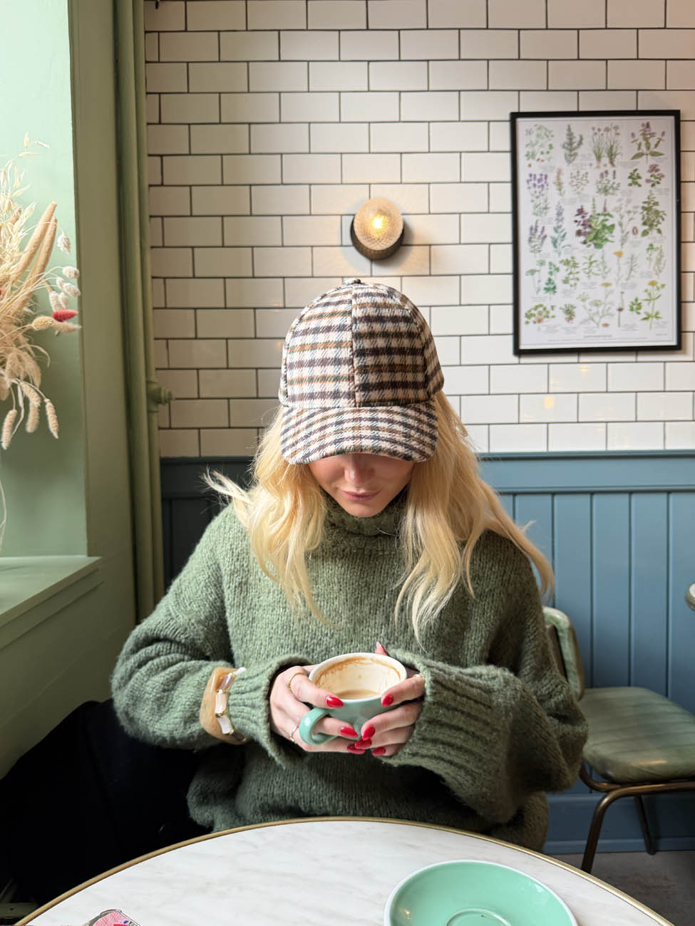 Madeline kasket med tern - Multifarvet