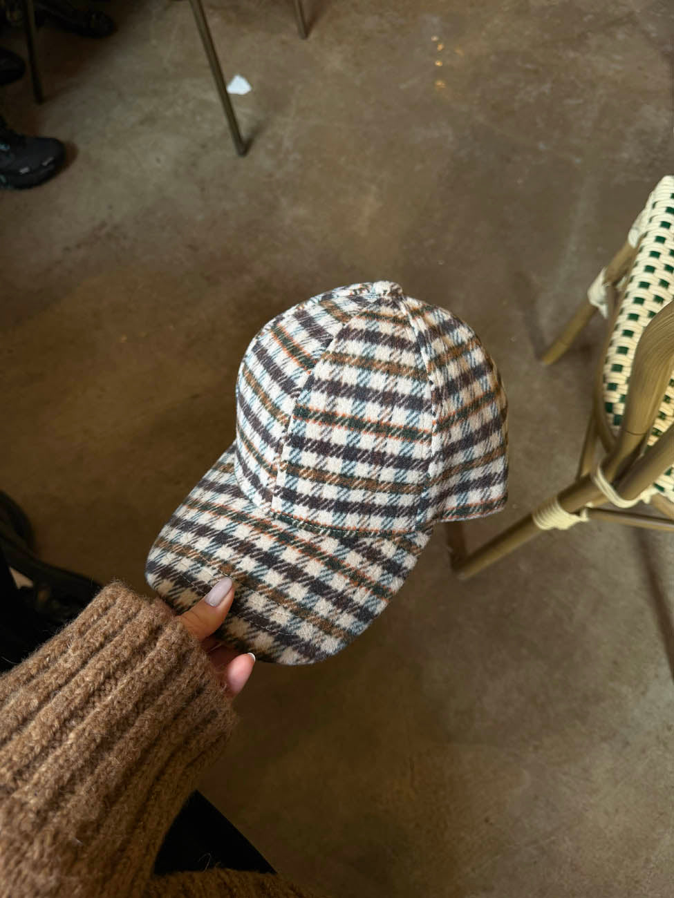 Madeline kasket med tern - Multifarvet