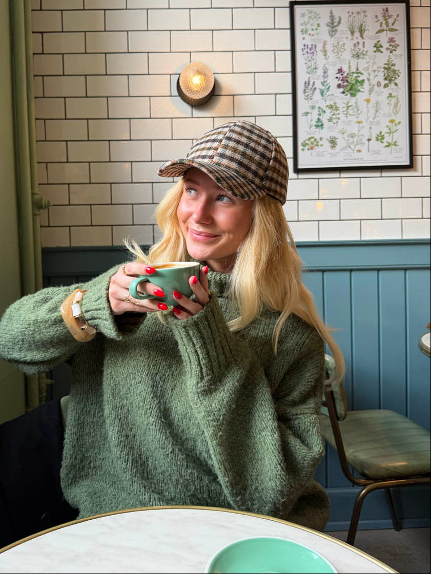 Madeline kasket med tern - Multifarvet