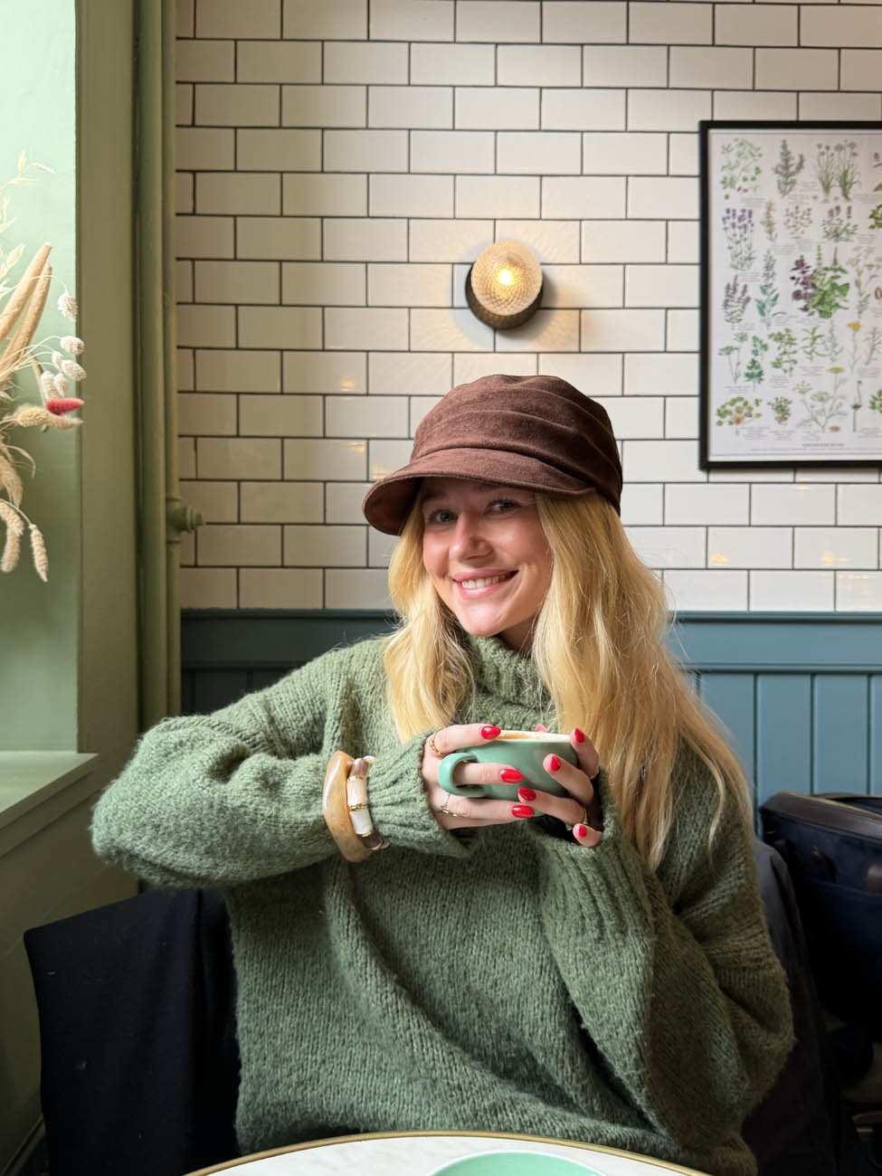 Gudrun kasket - Brun