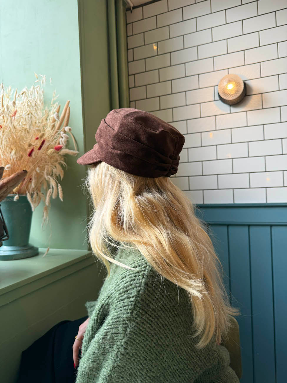 Gudrun kasket - Brun