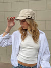 Kammi kasket med detaljer - Lys beige