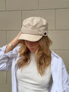 Kammi kasket med detaljer - Lys beige