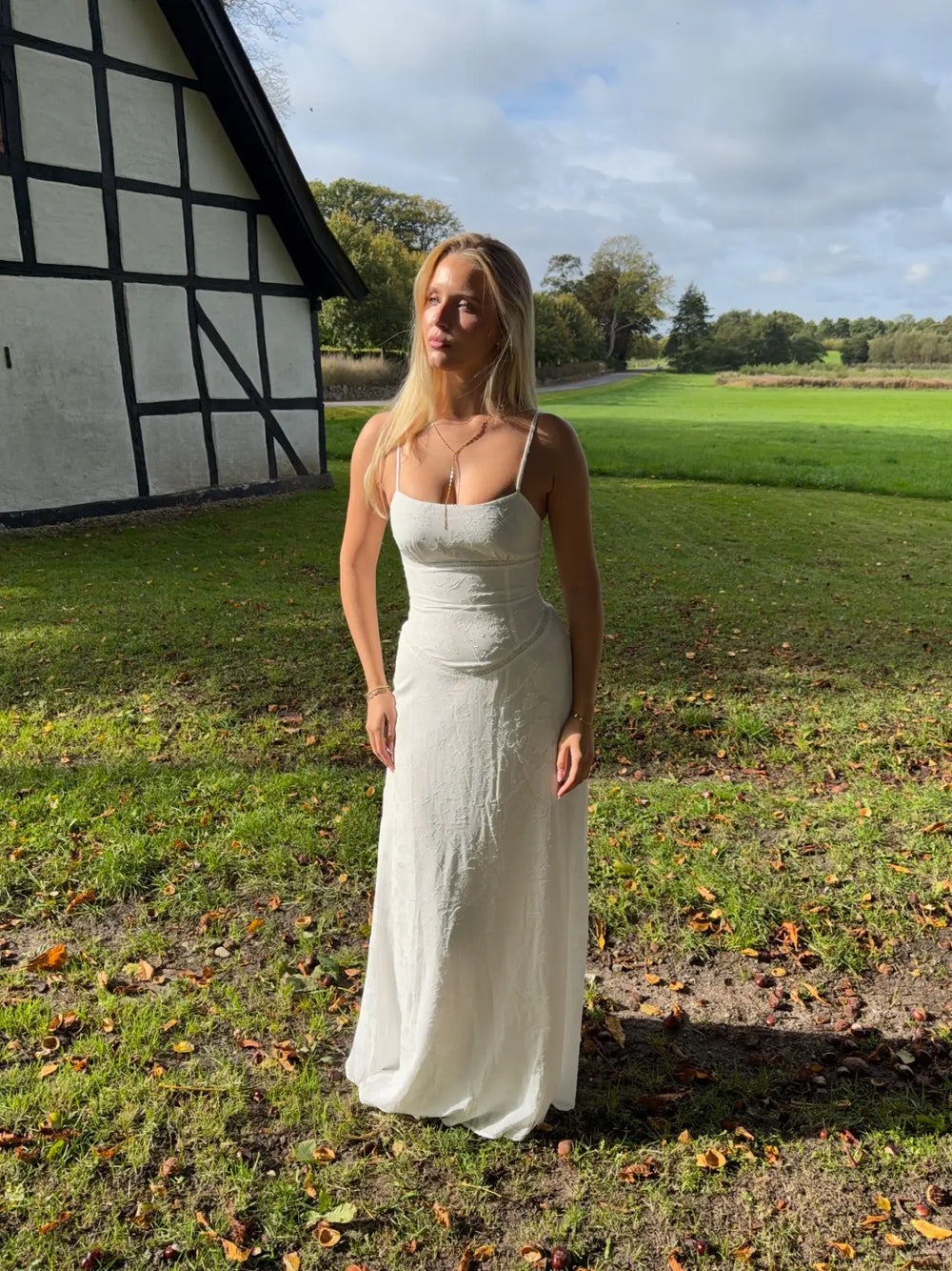 Tilde kjole - Hvid