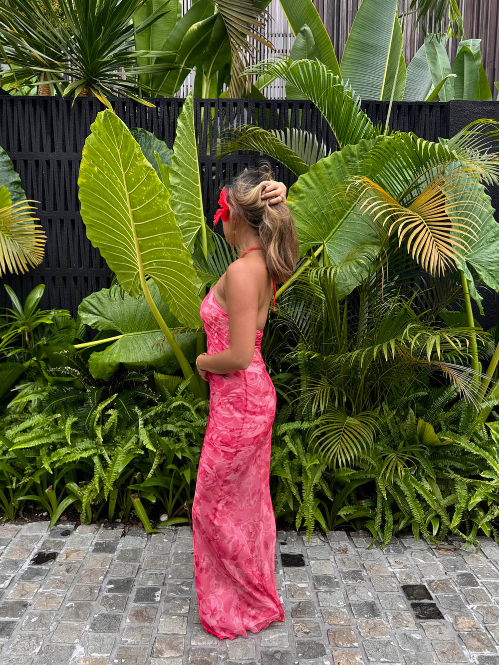 Rosa kjole - Lyserød