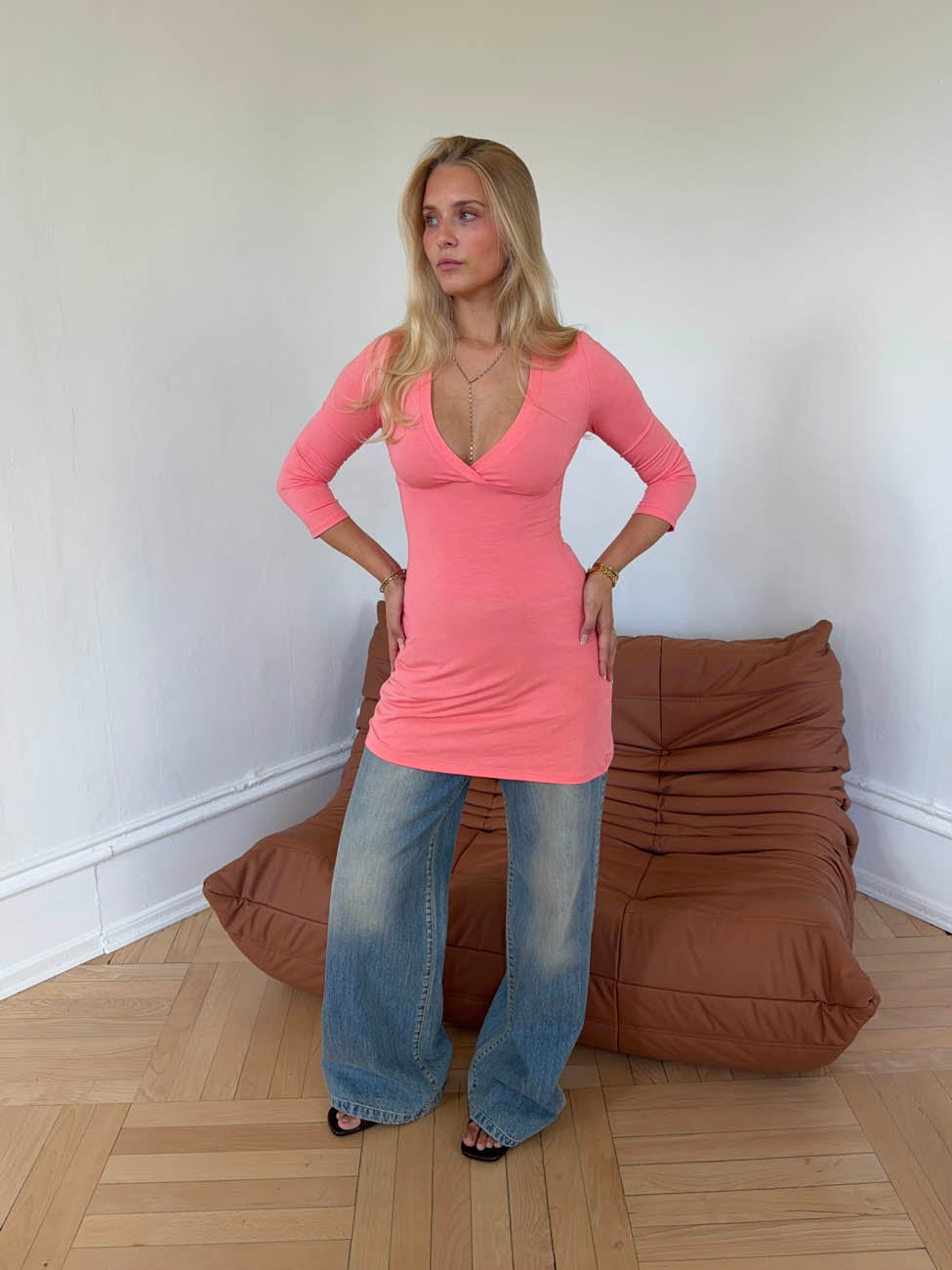 Celena kjole - Lyserød