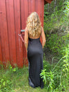 Mirellea kjole med blonder - Sort