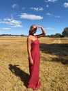 Taia kjole med polka prikker - Rød
