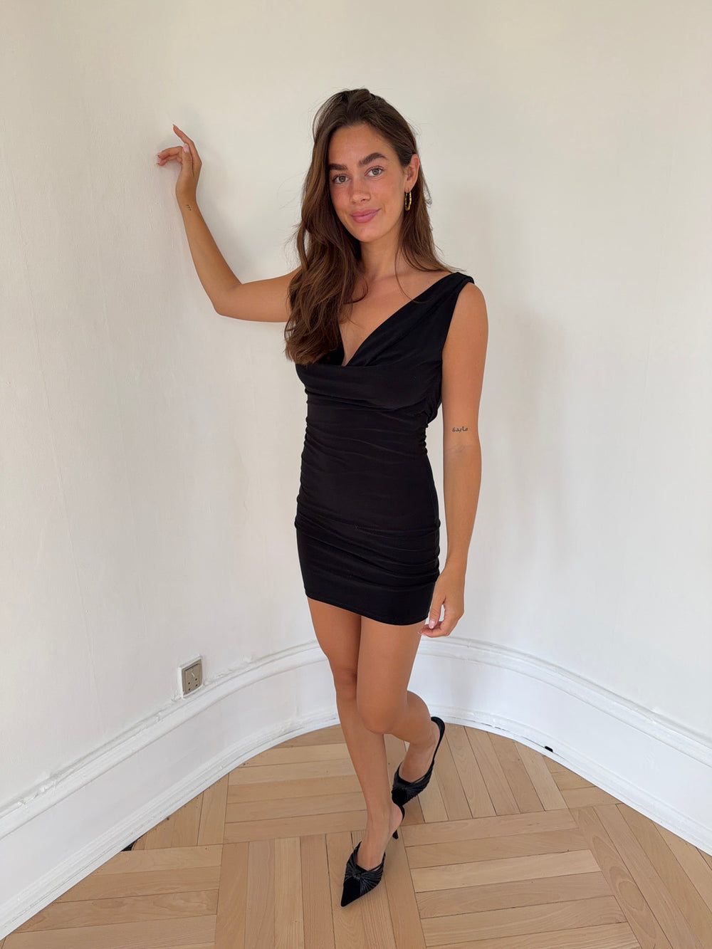 Floranne kjole - Sort