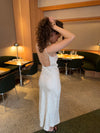 Donnia maxi kjole i silke - Off white